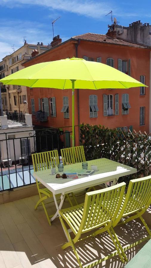 F2 Terrasse, Moderne, Hyper Centre, Clim, Ascenseur Nice Exterior foto