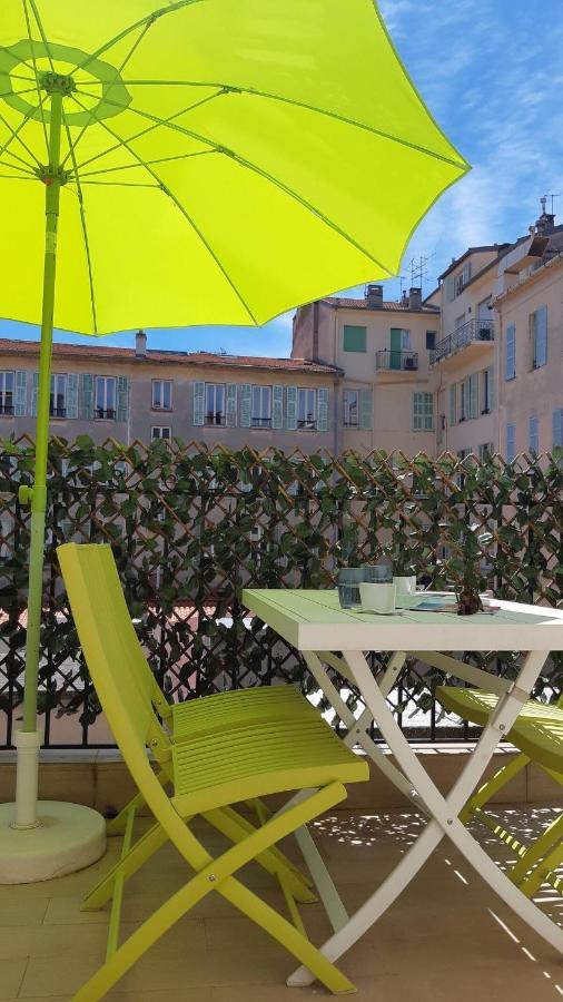 F2 Terrasse, Moderne, Hyper Centre, Clim, Ascenseur Nice Exterior foto
